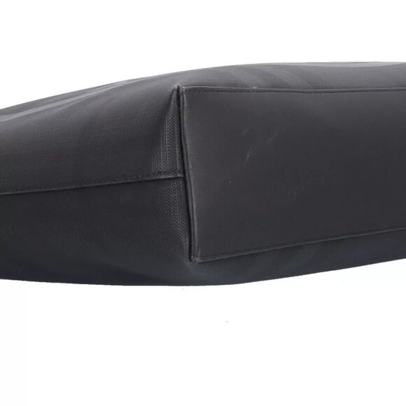 BURBERRY Shoulder Bag PVC leather 2way London Tech LDN logo used - Picture 7 of 12